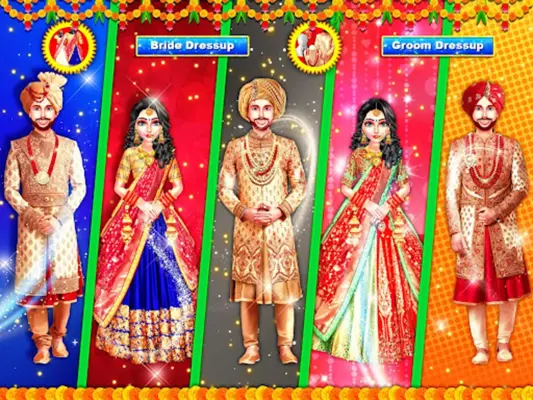 North Indian Wedding Girl Game android App screenshot 3